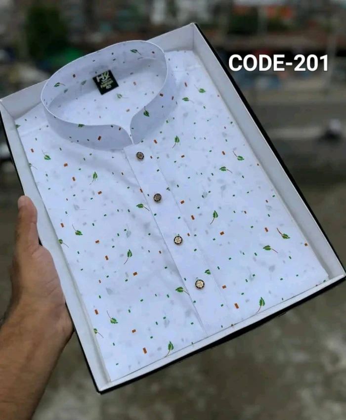 Pan Pata Design cotton Panjabi